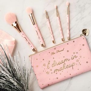 Too Faced Brushes I Dream In Makeup Brush Bag Set Case Pouch